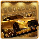 gold.luxury.car.keyboard.theme