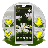 vija.whitepetaled.flower.launcher