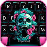 com.ikeyboard.theme.roses.floral.skull