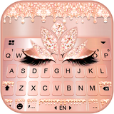 com.ikeyboard.theme.rose.gold.drop.princess