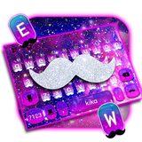 com.ikeyboard.theme.galaxy.silver.beard