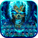 com.ikeyboard.theme.blue.flame.skull