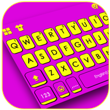 com.ikeyboard.theme.purple.yellow.stripes