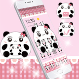 com.cute.panda.pink.bowknot.theme