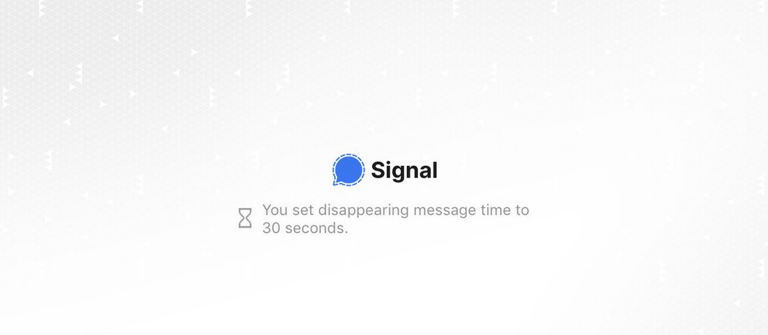 حذف خودکار پیام‌ها در سیگنال