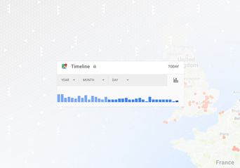 سوابق موقعیت مکانی در گوگل