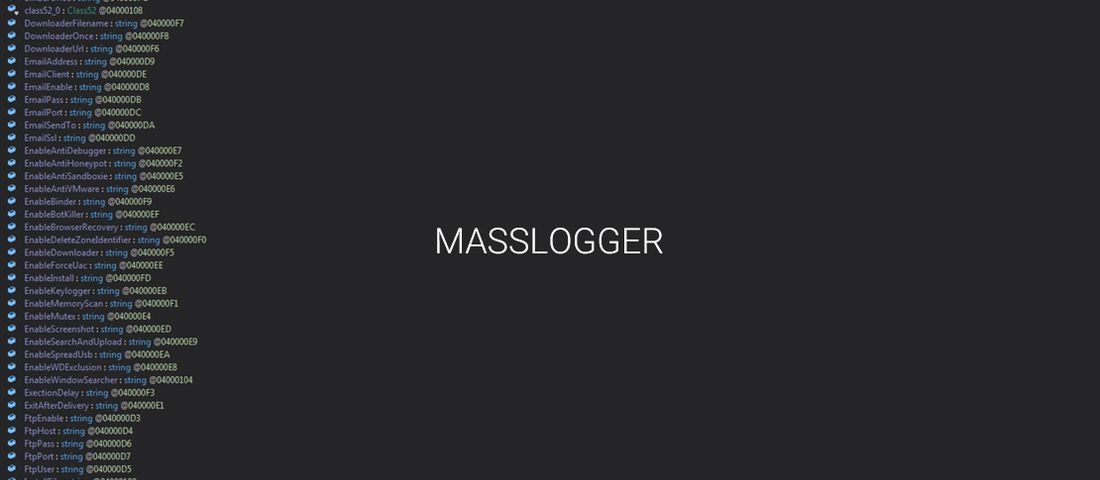 بدافزار MassLogger