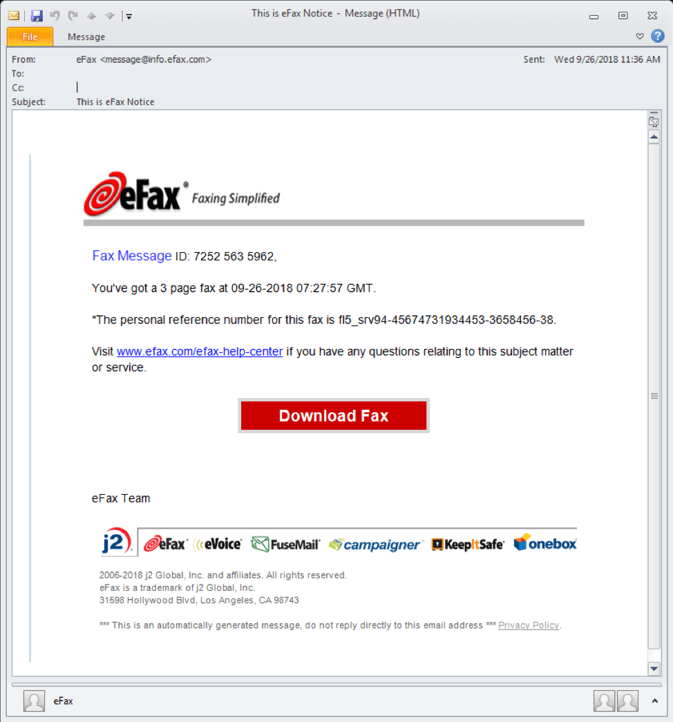 ایمیل آلوده به تروجان دانابات